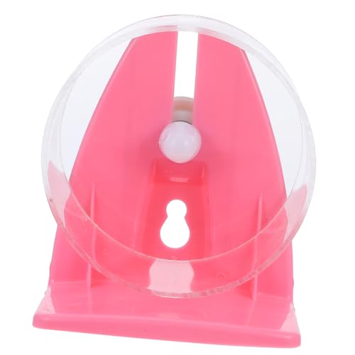 BESPORTBLE 1Stk Laufrad für Hamster Eichhörnchen Laufrad Eichhörnchen Spielzeug Sportspielzeug Hamster Spielzeug hamsterspielzeug Chinchilla-Spielzeug Laufrad für kleine Haustiere Acryl Rosa von BESPORTBLE