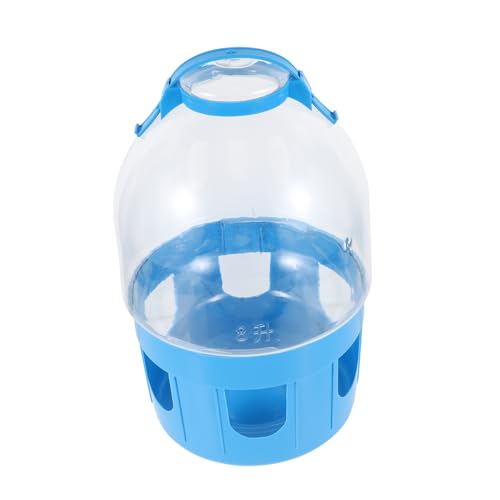 BESPORTBLE 1Stk Taubenkessel Automatische Vogeltränke Tauben Wassertopf Vogelfütterung Haustiertrinker Wachtel tränkebecken wasserbecken Vogel Wassertrinker Wasserspender für Vögel PVC Blue von BESPORTBLE