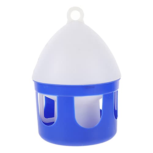 BESPORTBLE 1Stk Taubenkessel klares Vogelhäuschen Brunnen Taubenschlag Talg Vogelhäuschen Taubentränke Taubenwassertränke wasserflasche taubentrinkversorgung Taube Selbsttrinker PVC Blue von BESPORTBLE