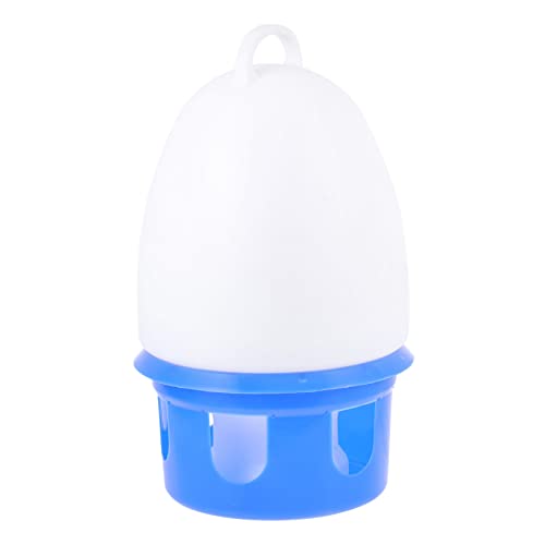 BESPORTBLE 1Stk Taubenkessel tränkebecken wasserbecken Trinkflasche für Tauben Vogel Fütterer Wassertrinker Pavillon wasserflasche tragbare Vogeltränke für Haustiere Taubenversorgung PVC Blue von BESPORTBLE