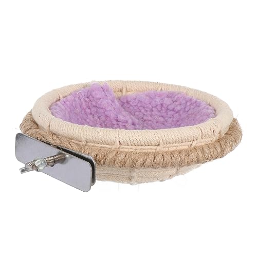 BESPORTBLE 1Stk Vogelnest Geflochtener Vogelkäfig Lovebird-Nest Winterwarmer Vogel Seilbruthütte Taube pet Supplies haustierbedarf Vogelkäfig aus Baumwollseil Vogel hängendes betäuben von BESPORTBLE