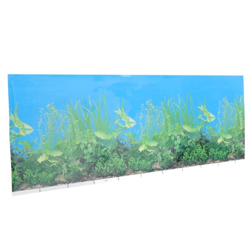 BESPORTBLE 1stk Aquarium Hintergrundpapier Vakuumkies Für Aquarien Anlage Bild Wasser Bubbler Für Fische Uv Fischfutterautomat Netz Kühler Himmel Tapeten Für Aquarien Aufkleber Dickfilmpapier von BESPORTBLE