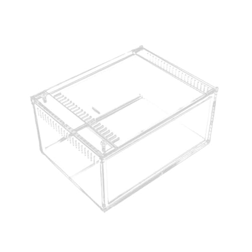 BESPORTBLE 1stk Futterbox Für Reptilien Zuchtbecken Für Aquarien Garnelen Zuchtbecken Klarer Behälter Schildkrötenbecken Haustierbehälter Futterbehälter Für Reptilien Acryl Transparent von BESPORTBLE