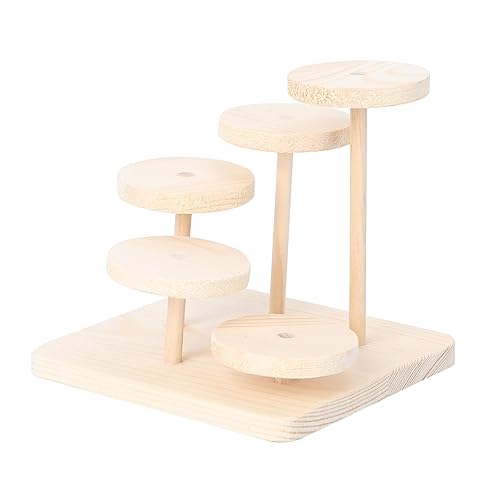 BESPORTBLE 1stk Hamster-klettergerüst Spielzeug Für Kleintiere Kauspielzeug Für Ratten Kleine Tiere Treppe Spielzeug Kletterspielzeug Für Kleine Haustiere Heimtierbedarf Beige Hölzern von BESPORTBLE