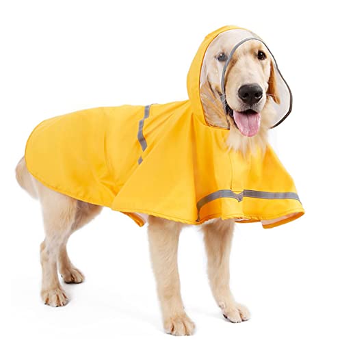 BESPORTBLE 1stk Haustier-regentuch Großer Hund Regenmantel Hunderegenmäntel Für Kleine Hunde Hunderegenmantel Mit Regenmantel Für Hunde Haustierkleidung Kleiner Hund Regenmantel Yellow von BESPORTBLE