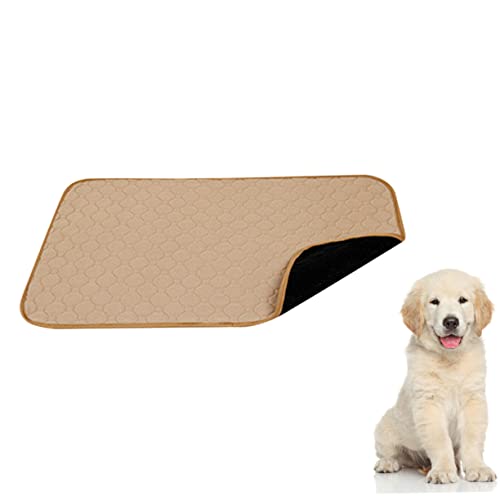 BESPORTBLE 1stk Hunde-PIPI-Pads Haustier Welpentrainingsunterlagen Waschbar Hundehütte Kühlmatte Für Hunde Periodenhosen Für Hunde Hundewindeln Hundetopf Gras Hundetoilette Drinnen Khaki von BESPORTBLE