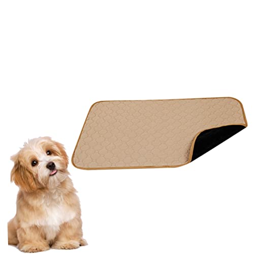 BESPORTBLE 1stk Pet Pee Pads Haustier Hund Wasserflasche PIPI-Pads Für Hunde Waschbare Hunde-PIPI-Pads Hundesachen Welpeneinlagen Waschbar Hündchen Töpfchentrainingsspray Für Hunde Khaki von BESPORTBLE