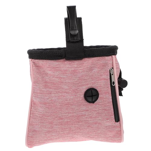 BESPORTBLE 1stk Snackpaket Für Haustiere Snack-Taschen Pfote Leckerli-Tasche Für Haustiere Bausatz Haustiertraining Hundefutter Beutel Welpe Kühlendes Bandana Für Hunde Rosa Oxford-Stoff von BESPORTBLE