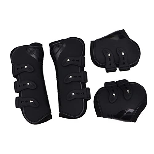 BESPORTBLE Equipment Beinschutz für Pferde Stützbandage Marke Gr. XL Schwarz von BESPORTBLE