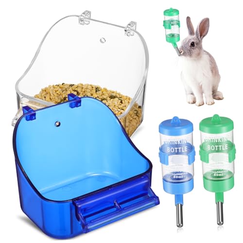 BESPORTBLE 2 STK Wasserspender Für Haustiere Automatische Wasserflasche Schüssel Für Vogelkäfig Kaninchenschale Futternapf Für Hamster Wasserflasche Für Hamster Hamsterfutter Plastik von BESPORTBLE