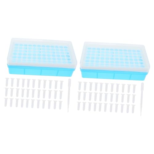 BESPORTBLE 2 Sätze Sammelbox Zubehör Für Die Garnelenzucht Garnelen Schlüpfen Inkubator Für Artemia-Eier Brutsets Für Salzgarnelen Brutkasten Für Garneleneier Fischaquarium-Set Blue Plastik von BESPORTBLE