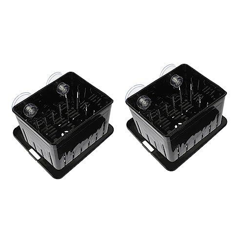 BESPORTBLE 2 Sets Aquarium Brutkasten Schildkröten Zubehör Reptilien Eier Inkubator Tablett Multifunktions Schildkröten Separator Fischtrennung Betta Fischzubehör Kunststoff Schwarz BESPORTBLE 2 Sets Aquarium Brutkasten Schildkröten Zubehör Reptilien Eier Inkubator Tablett Multifunktions Schildkröten Separator Fischtrennung Betta Fischzubehör Kunststoff Schwarz von BESPORTBLE