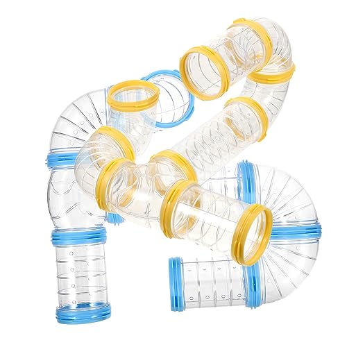 BESPORTBLE 2 Sets Hamster Röhre Durchsichtiger Tunnel Hamster Spielzeug Hamster Tunnel Röhre Hamsterkäfig Außen Hamsterkäfig Zubehör Hamsterkäfig Zubehör DIY Hamster Durchsichtrohr von BESPORTBLE