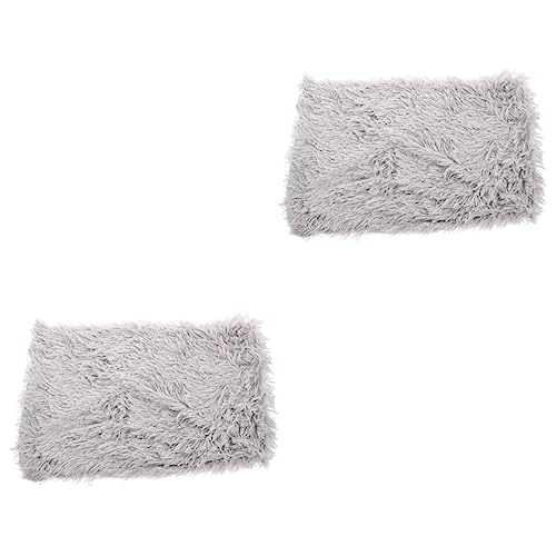 BESPORTBLE 2 STK Plüsch Haustiermatte Plüschdecken Für Die Couch Wurfkissen Für Haustiere Hunde Warmes Bett Plüschhundebett Plüschmatte Für Haustiere Winterdecken Hund Plüschmatte Polyester von BESPORTBLE