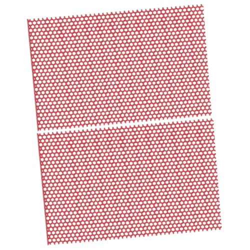 BESPORTBLE 2 STK hundebox pad Hundekäfigmatte Haustiermatte Hundekäfigisolationsmatte Käfig für Kaninchen Haustierkäfigmatte Hasenkäfige Fußmatte für Haustiere Hundekäfig-Pad PVC-Material rot von BESPORTBLE