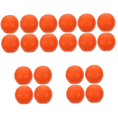 BESPORTBLE 20 STK Hundeball aus Gummi Dog chew Toy hundekauspielzeuge hundenapf Set Hundebälle für draußen kleine Bälle für Hunde Hundebälle für mittelgroße Hunde Tragbare Ballspielzeuge von BESPORTBLE