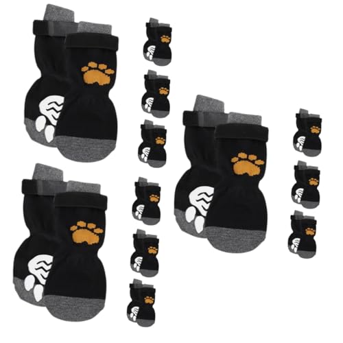 BESPORTBLE 24 STK Haustier Hund Socken Austauschbare Haustiersocken Waschbarer Pfotenschutz Haustierpfotensocken Kompakte Hundesocken Tragbare Socken Für Haustiere Hundezubehör Baumwolle von BESPORTBLE