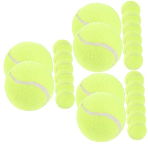 BESPORTBLE 24 STK Tennis trainieren Interactive Dog Toys wurfball für Hunde Hundespielzeug Masse Interaktives Spielzeug für Hunde kleine tennisbälle für Hunde Tennisballspielzeug für Hunde von BESPORTBLE