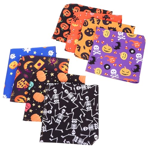 BESPORTBLE 24 STK Halloween-Dreiecksschal Rosa Hamsterkäfig Katzen-Bandanas Dreieckstuch für Hunde Katzenbedarf Dog Bandana Hundehalstücher Katzenbandana aus Polyester Kätzchen-Dreiecksschal von BESPORTBLE