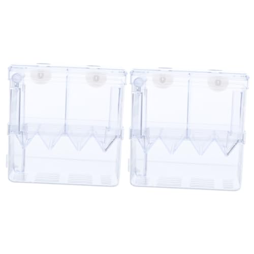 BESPORTBLE Fisch Inkubator 2st Brutkasten Für Aquarien Aquarium Aquarien-inkubator Zuchtinkubator Für Aquarien Isolationsbox Für Fische Fischbrutkasten Fischbrutstätte Trennwand Für Aquarien Plastik von BESPORTBLE