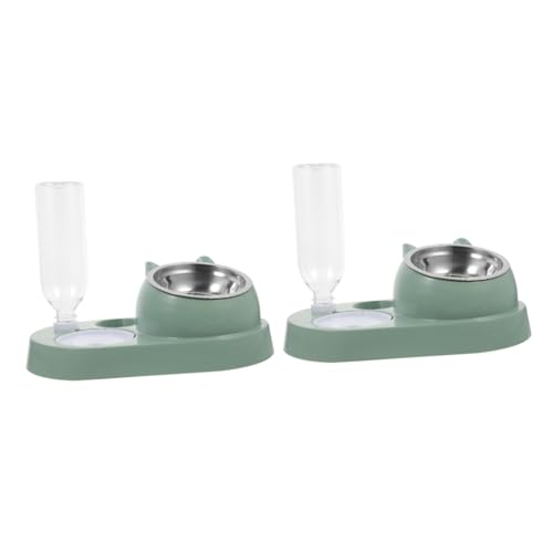 BESPORTBLE 2St Essgeschirr für Haustiere pet Feeder pet Food Container Hundekäfig Wasserspender Futterspender für Hunde Hundenapf Kleiner Hund Katzennapf Lebensmittel Tierfutter Zubringer von BESPORTBLE