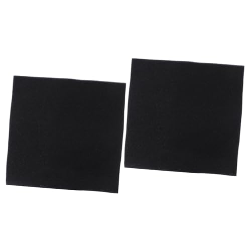 BESPORTBLE 2 Stück 50x50x2cm Schwarz Biochemischer Schwamm Für Aquarium Frisch/Aquarium Zuschneidbares Pad von BESPORTBLE