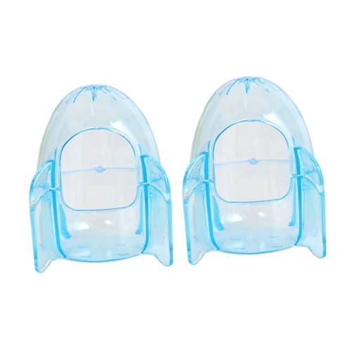 BESPORTBLE 2pcs Pet Bade Becken Töpfchen Kunststoff Glatte für Hamster Stilvolle für Hause von BESPORTBLE