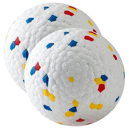 BESPORTBLE 2St Hüpfender Ball interaktives knete kleine Hundebälle Hundespielzeug für mittelgroße Hunde Hundebälle für mittelgroße Hunde Welpe Beißball e-TPU-Material von BESPORTBLE