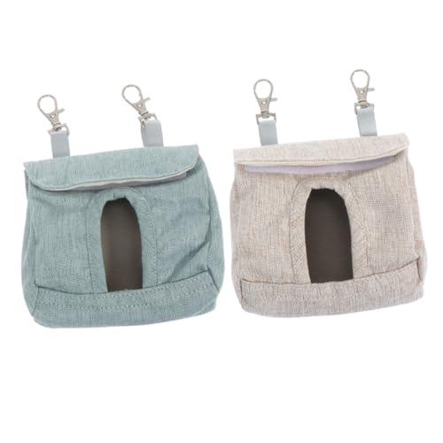 BESPORTBLE 2St Kaninchen-Heu-Tasche Hasentasche Tasche für langsame Fütterung von Kaninchen hamsterkäfig zubehör Hamster zubehör für den käfig Kaninchenkäfig zum Aufhängen Futterspender Stoff von BESPORTBLE