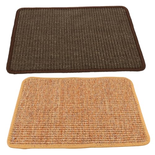 BESPORTBLE 2St Sisal Katzen Griff Katzenkratzbrett Kratzbrett für Katzen kratzmatte für Katzen Interaktives Katzenspielzeug Kratzmatte für Kätzchen Katzenkratzer Kratzbrett für den Haushalt von BESPORTBLE