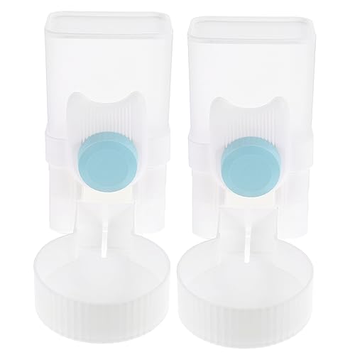 BESPORTBLE 2St pet Feeder pet Supplies Dog Water Bottle Wasserspender für Welpen hängender katzenfutterautomat wasserflasche Heimtierbedarf Wasserspender für Haustierkäfige Abs Blue von BESPORTBLE