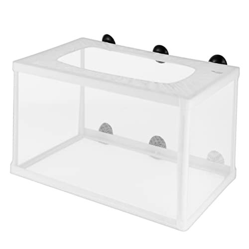 BESPORTBLE 2st Fischzuchtnetz Für Brütereien Einsiedlerkrebsbecken Aquarien-inkubator Fisch-Isolation Tropf-akklimatisierungs-kit Fischzüchter Netz Fischnetz-Aquarium Fischbrutstätte Weiß von BESPORTBLE