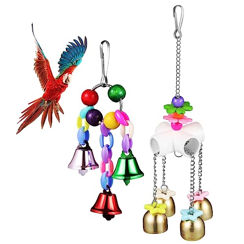 BESPORTBLE Papageien-glockenspielzeug-Set Vogel-hängeglocken Spielzeug Zum Beißen und Kauen für Papageien Sittiche Nymphensittiche Tauben BESPORTBLE Papageien-glockenspielzeug-Set Vogel-hängeglocken Spielzeug Zum Beißen und Kauen für Papageien Sittiche Nymphensittiche Tauben von BESPORTBLE