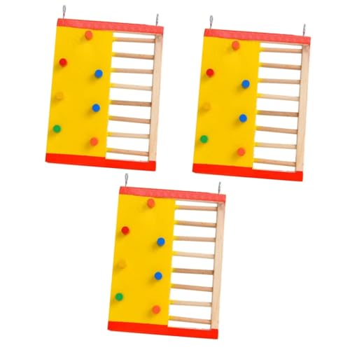 BESPORTBLE 3 STK Hamster Kletter Leiter Hamster Hamster Spielzeug Zubehör Für Kleintierkäfige Haustier-trainingsspielzeug Hasenrampe Kletterleiter Für Kleintiere Hamster Klettern Hölzern von BESPORTBLE