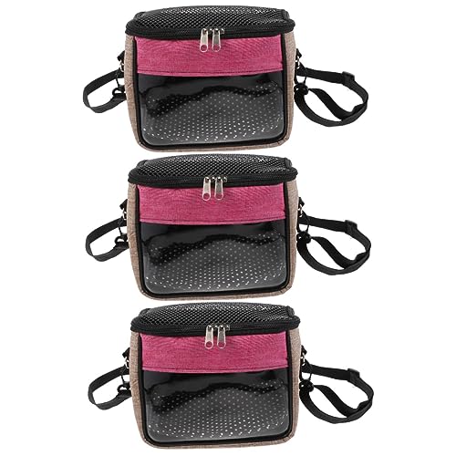 BESPORTBLE 3 STK Hamster aus Tasche tiertransporttasche Tiertransportbeutel Tiertragetasche Hamster-Umhängetasche Hamster-Outdoor-Tasche Outdoor-Igel-Handtasche Ratten Outdoor-Tasche Rosa von BESPORTBLE