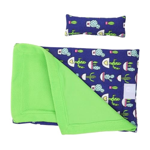 BESPORTBLE 3 Sets Klettern Haustier Baumwolle Nest Haustier Reptil Reptil Haustier Bett Schlafsack Eidechsen Schlafbett Schlange Hängebett Reptilienbett Blau von BESPORTBLE