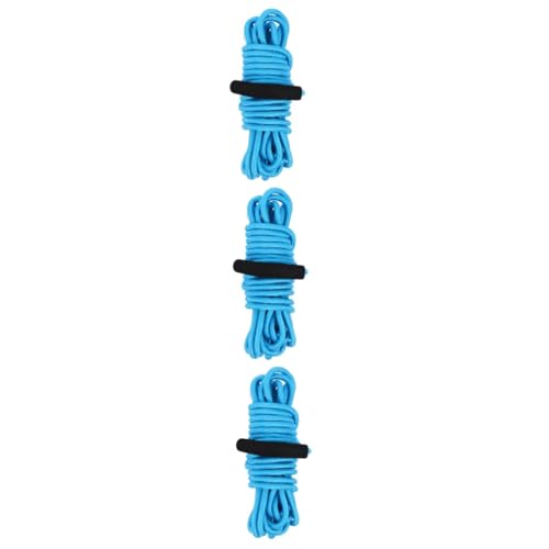 BESPORTBLE 3 Stück 5 Hundeleine Trainingsleine Für Hunde Robuste Leine Haustierleine Haustier Lange Seilleine Haustier-Firma-Leine Laufende Leine Hundetrainingsleine Welpenleine Blue Nylon von BESPORTBLE