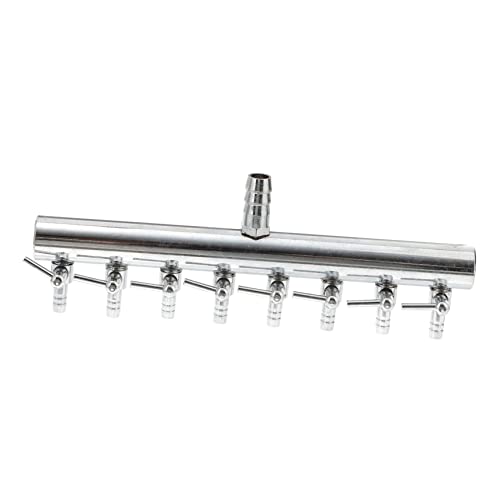 BESPORTBLE 3 Stücke 8 8 Fisch Pumpe Hebel 8-Weg Splitter Tap Aquarium Distributor Regelventil 4mm Outlet von BESPORTBLE