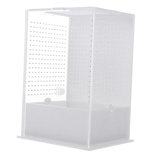 BESPORTBLE 3 Stück Box Für Gottesanbeterinnen Zuchtbox Futterbox Für Tiere Reptilien Schlangenkäfig Transparente Futterboxen Transparente Box Für Reptilien Spinnenterrarium von BESPORTBLE