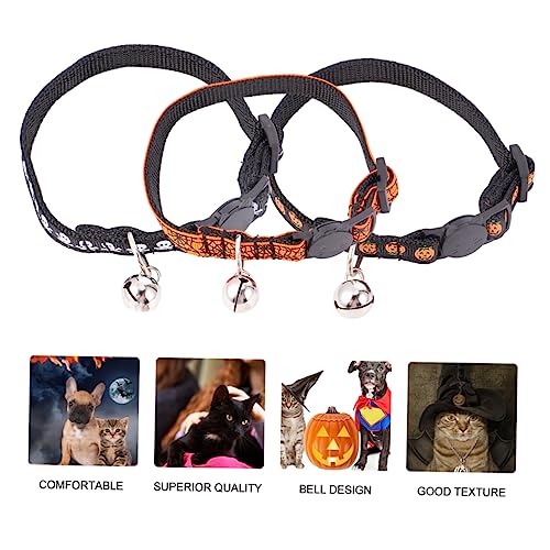 BESPORTBLE 3 Stück Halloween- für Haustiere katzenhalsband Käfig Katzenspielzeug verstellbares für Haustiere verstellbare für Katze Tuch von BESPORTBLE