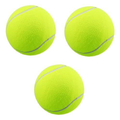 BESPORTBLE 3 Stück Haustier Tennisball Haustier Ball Spielzeug Riesiger Ball Spielzeug Aufblasbare Bälle Für Haustiere Aufblasbare Sportbälle Ball Für Haustier Hund Kauspielzeug von BESPORTBLE