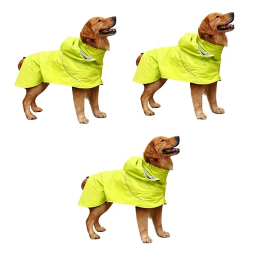 BESPORTBLE 3 Stück Nylon Hunde Regen Hunde Regenmantel Haustier Regenmantel Hunde Regen Slicker Haustier Regenkleidung Haustier Regenjacke von BESPORTBLE