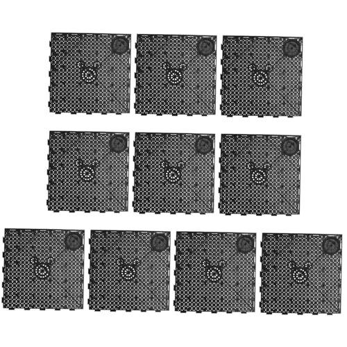 BESPORTBLE Sieb 30 STK unter Kiesfilter Filterpads für Aquarien Aquarienfische PVC Schwammhalter Aquarium Filterplatte Schildkrötenbecken Substrat Ausrüstung Abschneiden Halterung von BESPORTBLE