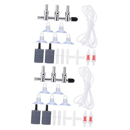 BESPORTBLE 32 STK Aquarienzubehör augplatte Suction Cup luftentfeuxhter Sucker Zubehör für Aquarien Zubehör für Luftpumpen Luftstromteiler Saugnapf Regler Kombination Aquarium Spender Plastik von BESPORTBLE