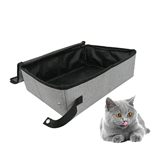 BESPORTBLE 3Er-Box Katzenbedarf Katzenfuttermatte Bausatz Haustiere Kätzchen katzentoiletten waste bin katzensand katzen wc cat toilet Katzenbecken Katzenstreu Toilette Grey von BESPORTBLE