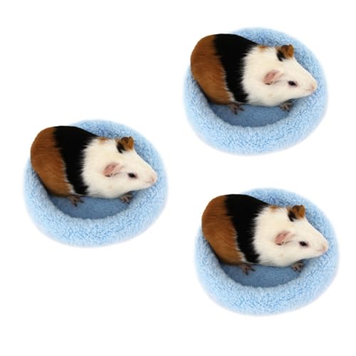 BESPORTBLE 3St Hamsterkissen hamsterbett Hamster Bed Pet mat Pet Cushion Schlafdecke für Haustiere Hamster Winterdecke Futter für Meerschweinchenkäfige Igel Bett Hamster Pad Hamster-Pad-Bett von BESPORTBLE