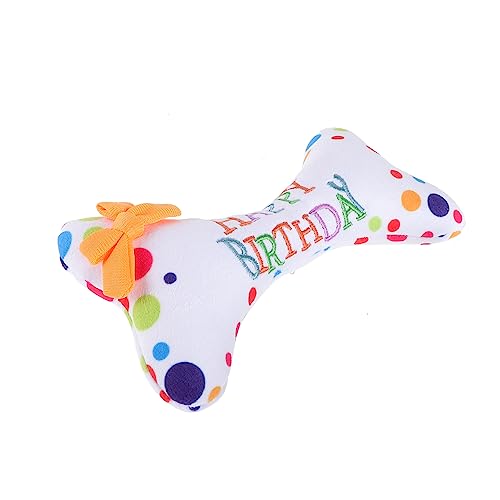 BESPORTBLE 3St Plüschknochen hundekuchen Mischung Hundeknochen-Plüschtier das beruhigende Kissen für Hunde Welpe pummeluff Kuscheltier pet Supplies Plüsch Hundespielzeug Plüschtiere Colorful von BESPORTBLE