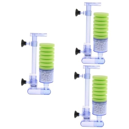 BESPORTBLE 3St Wasser-Biofilter drehfilter wasserfilter Mini- Schwamm Frisch Sieb Filter für Aquarien wandmontierter Filter pneumatischer biochemischer Tank Biochemische Baumwolle Toilette von BESPORTBLE