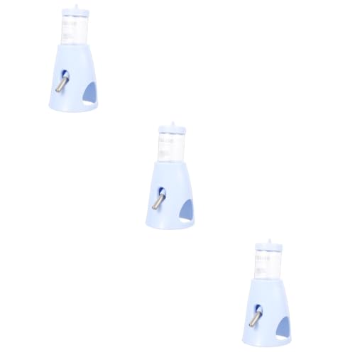 BESPORTBLE 3St Wasserflasche für Hamster Haustiersachen Häschen-Feeder Hamsterbecken Hase Hamster wasserspender nager trinkflasche Käfig Hamster Tränke Hamstertränke für zuhause pp Sky-Blue von BESPORTBLE