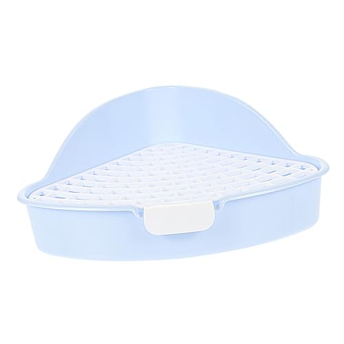 BESPORTBLE 3er-Box Kaninchentoilette Häschen Toilette Meerschweinchen-töpfchen-Toilette Töpfchentrainer Für Kleintierstreu Kaninchen-trainingstöpfchen Kleines Tier Frettchenkäfig Hase Blue Pp von BESPORTBLE